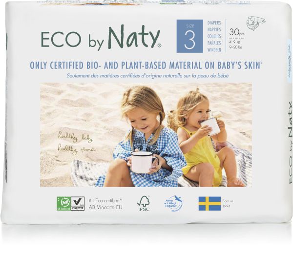 Eco Midi Diapers No.3 - Kids 4-9 kg